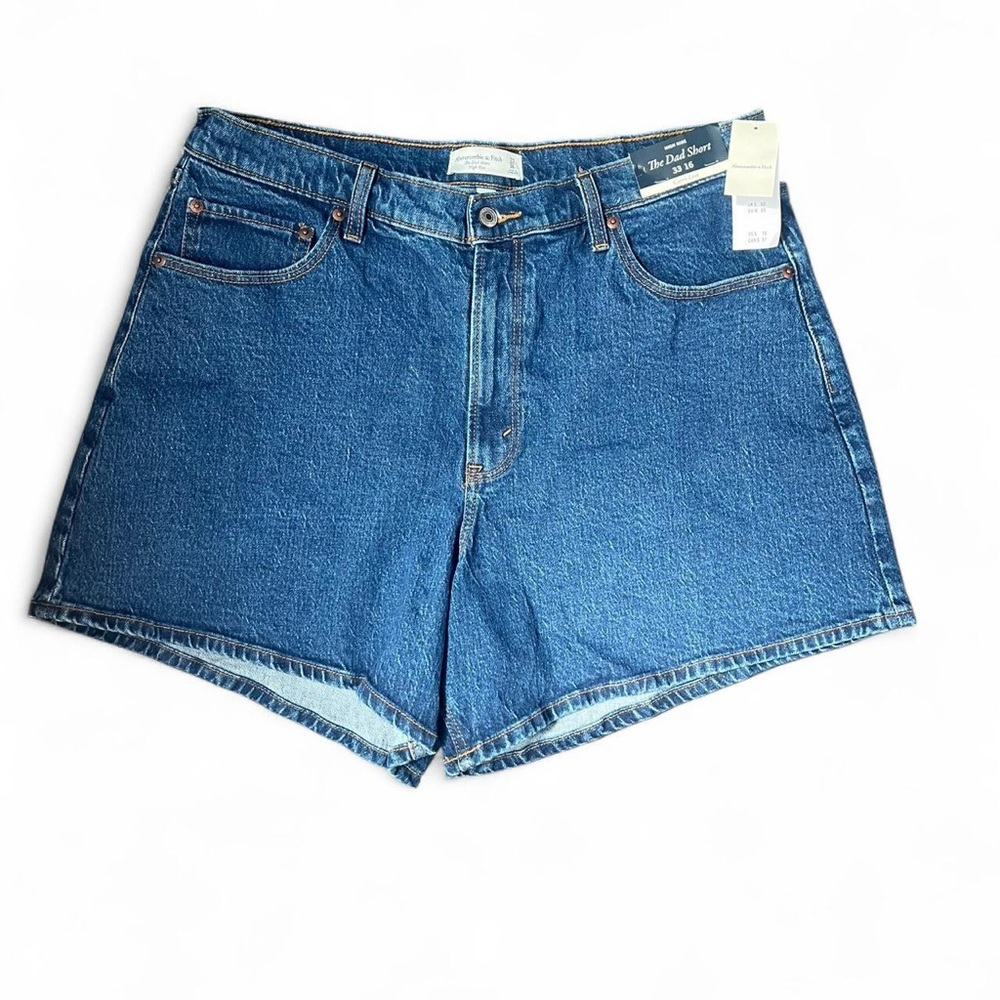 Abercrombie & Fitch Curve Love High Rise Dad Short - Picture 3 of 3